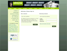 Tablet Screenshot of estores.org.uk